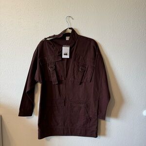 INSPR By Tezza cargo high neck mini dress